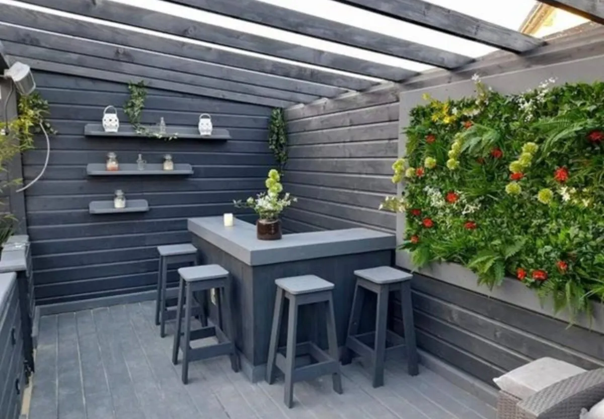 Handmade rustic homebar - Image 3