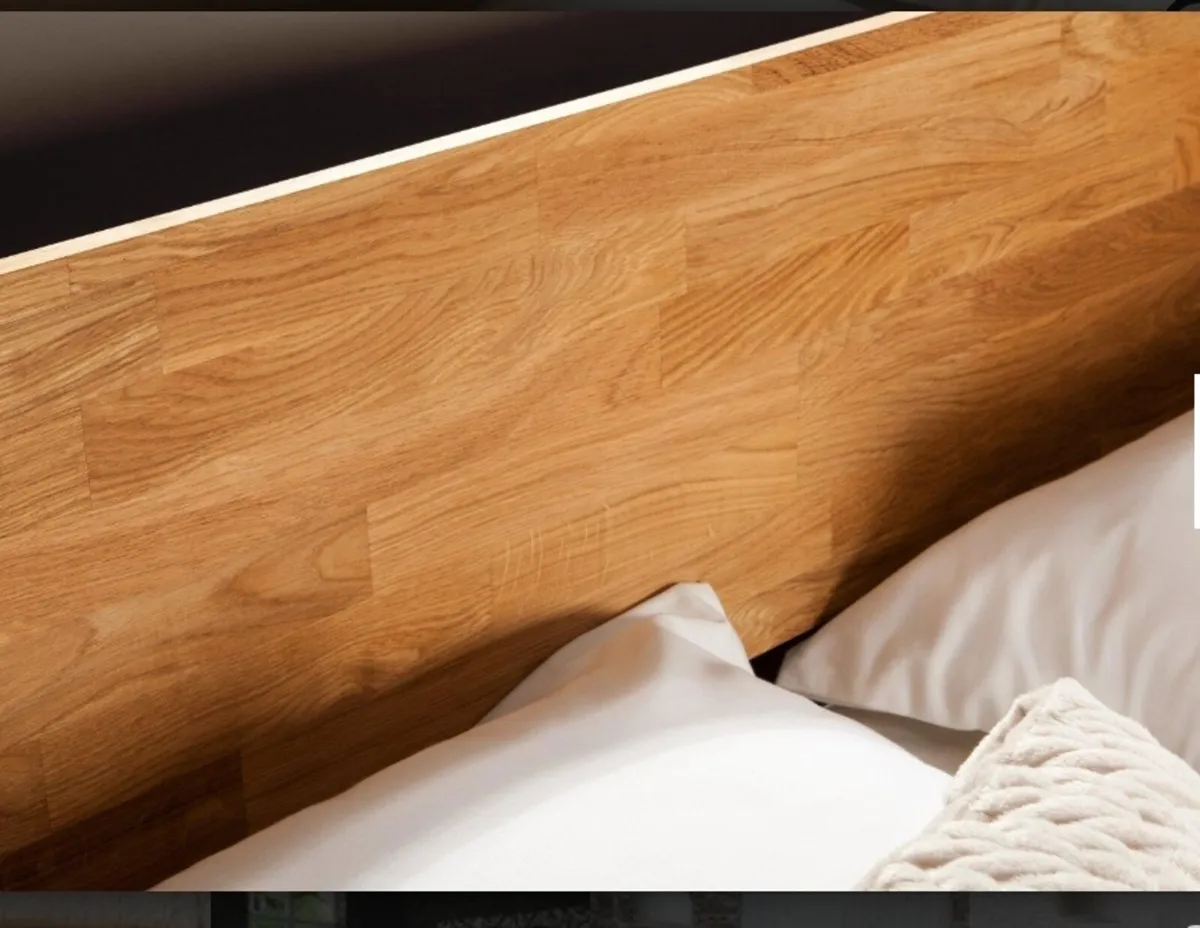 King Size Solid Oak Bed Frame - Image 2