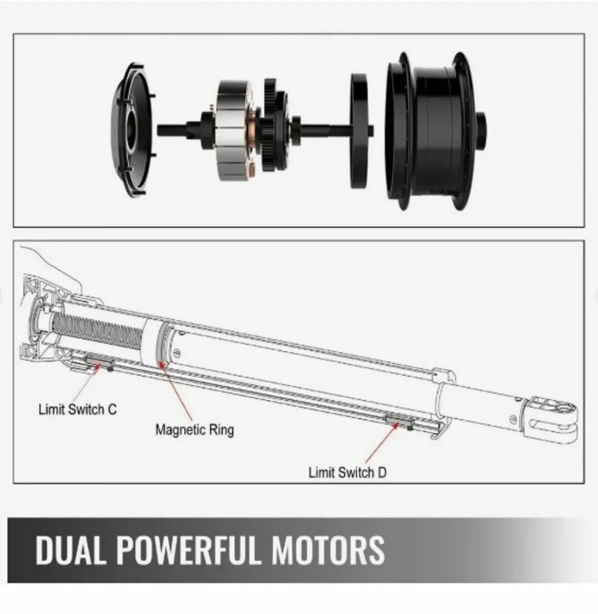 Double swing gate opener garage door operator 300k - Image 2