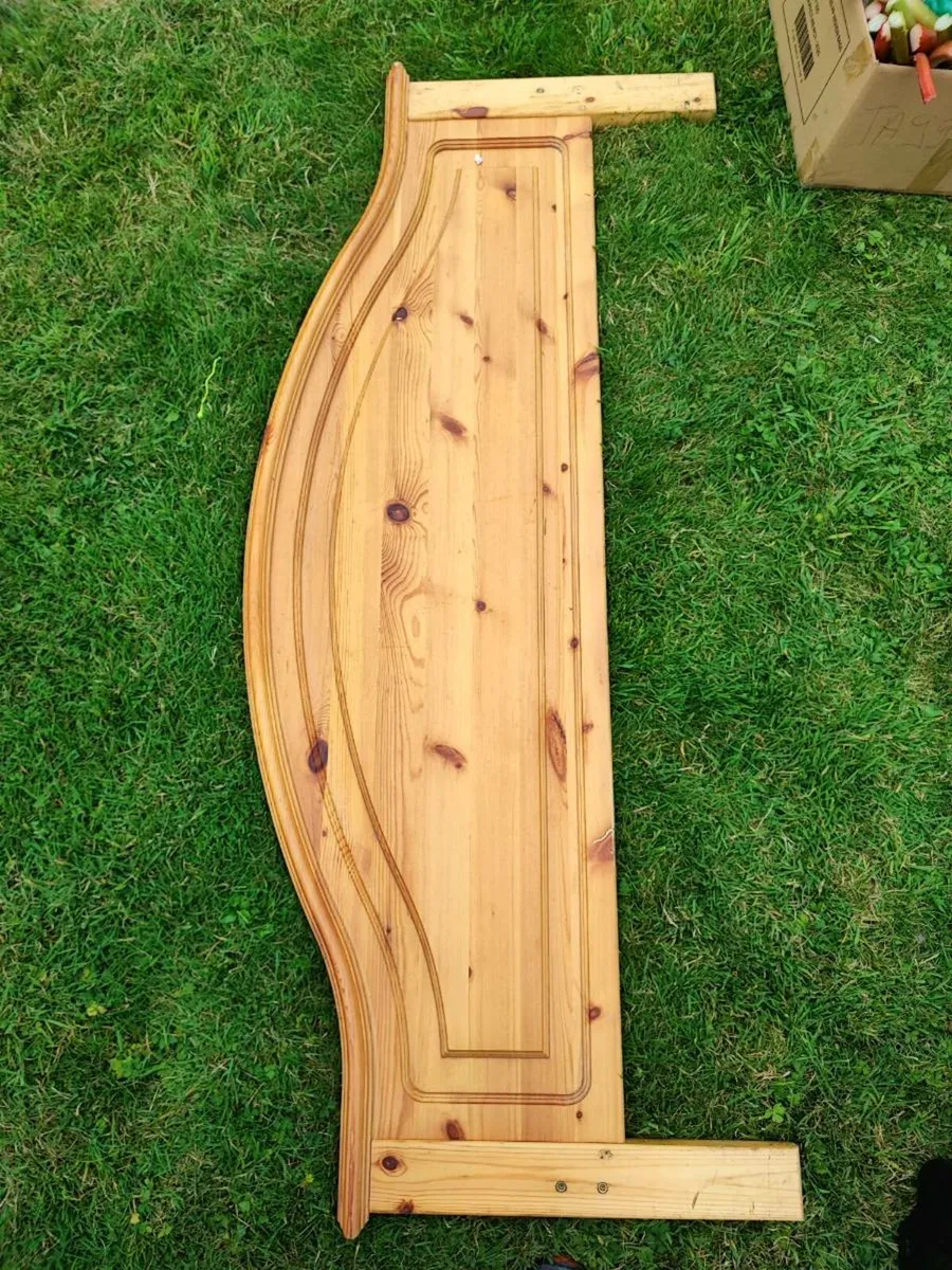 Wooden headboard set - Image 2