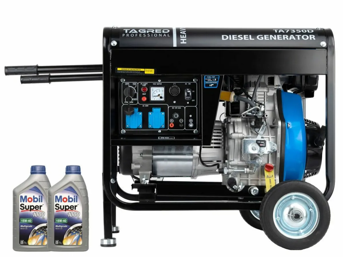Diesel Generator – TAGRED 7350W | 230V | AVR | ATS - Image 1