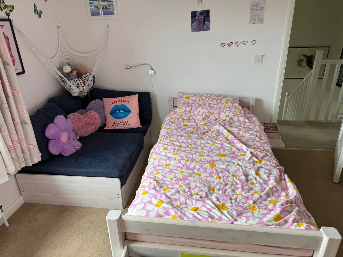 Flexa Single Bed with Pull Out Sofa Bed - Image 1
