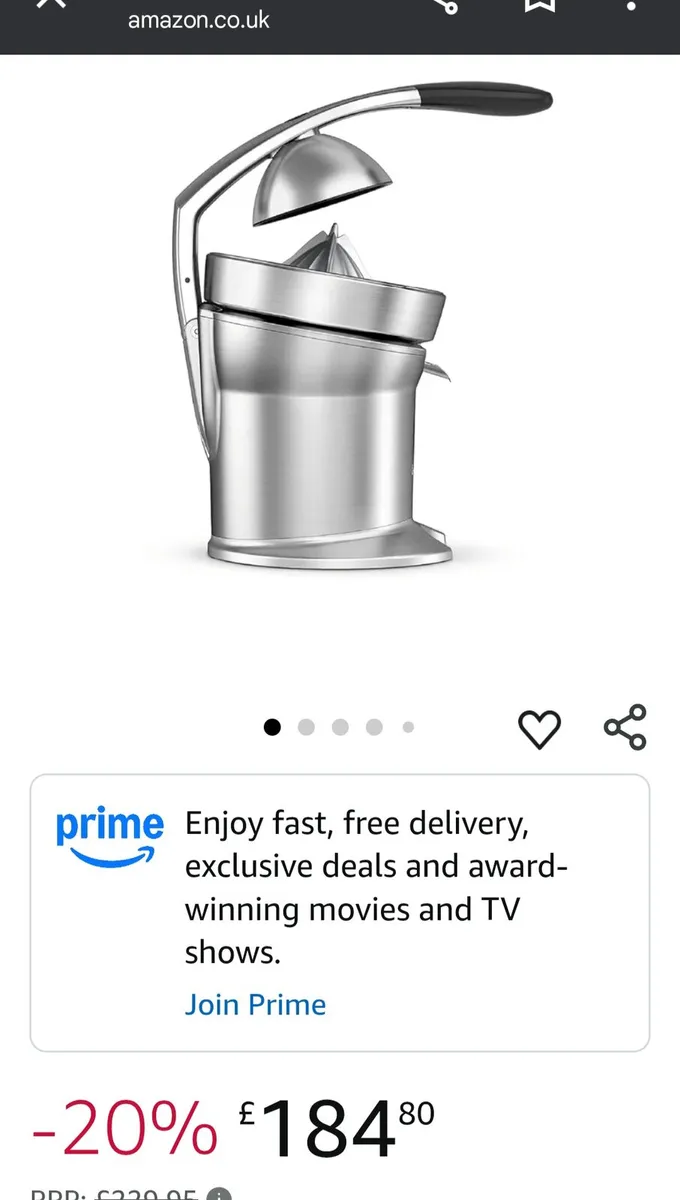 Breville 800cp citrus press juicer - Image 2