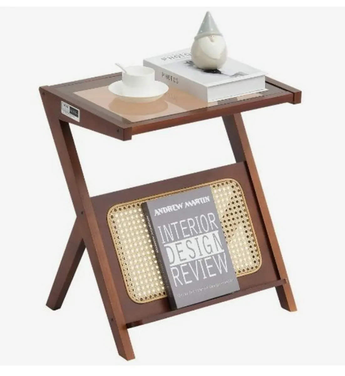Rattan Coffee Table Z-Shaped Rattan Coffee - Image 1