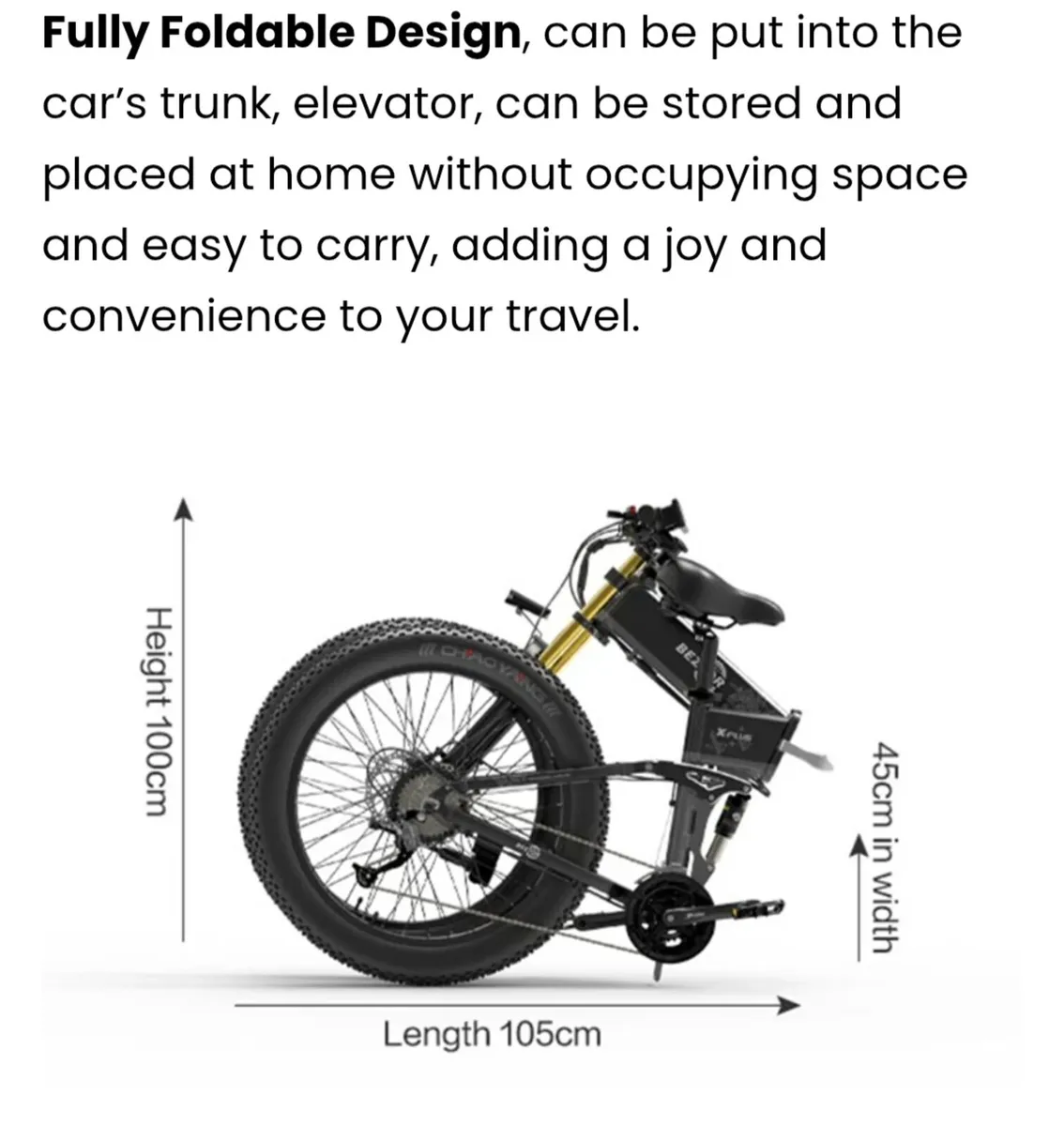 Bezior Xplus Electric Bike - Image 3