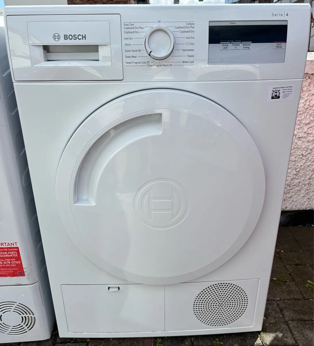 Bosch Condenser Dryer - Heat Pump - 8kg Drum