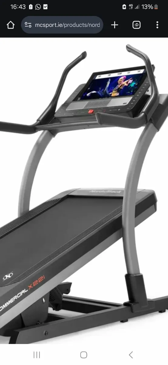 Wanted- NordicTrack X22i Treadmill Incline Trainer
