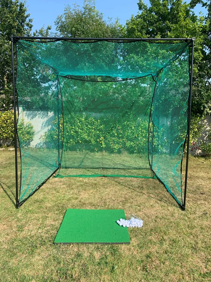 Brand New Steel Golf Practice Cage 3m x 3m x 3m - Image 1