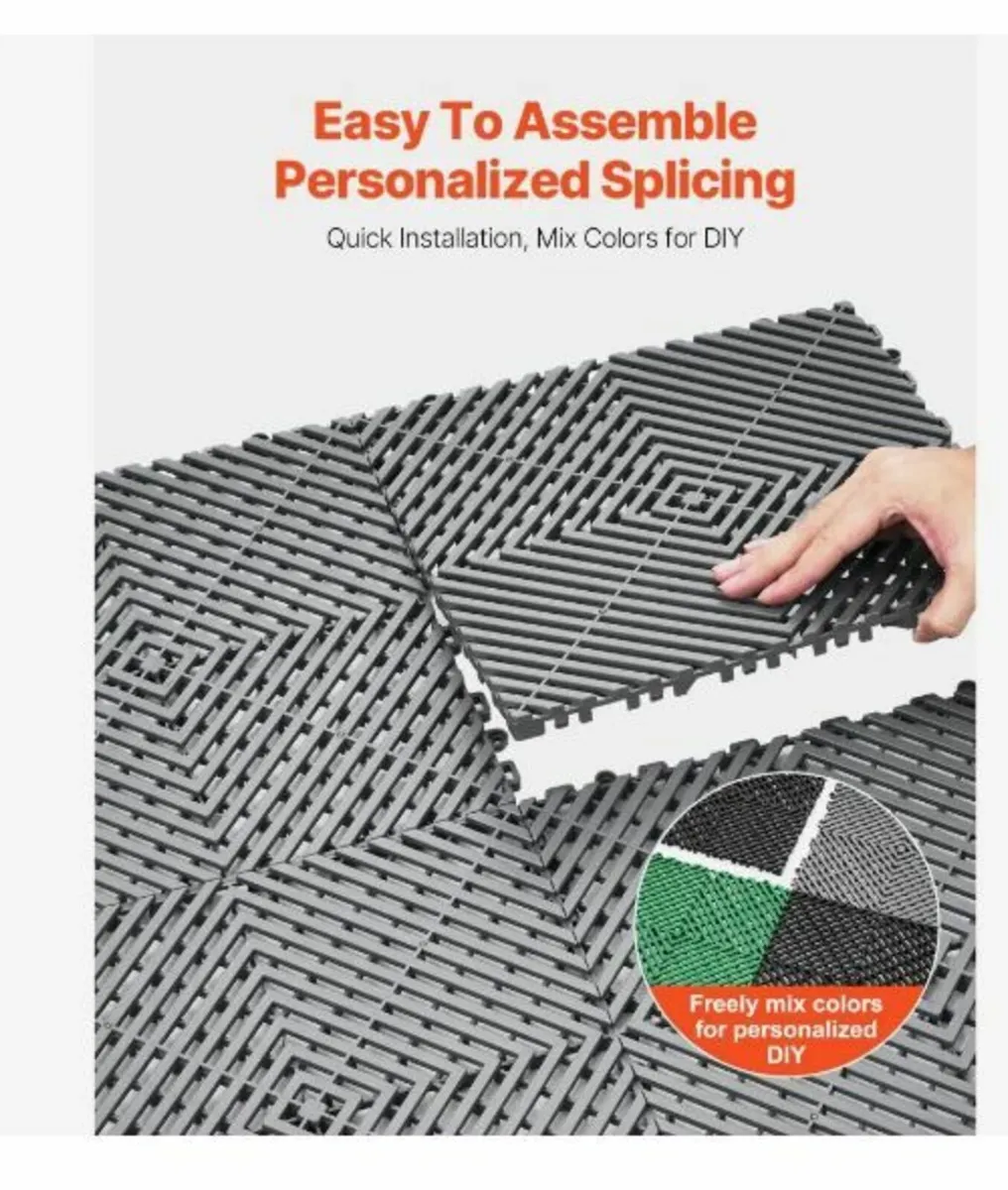 Modular Drainage Mat Interlocking Floor - Image 3