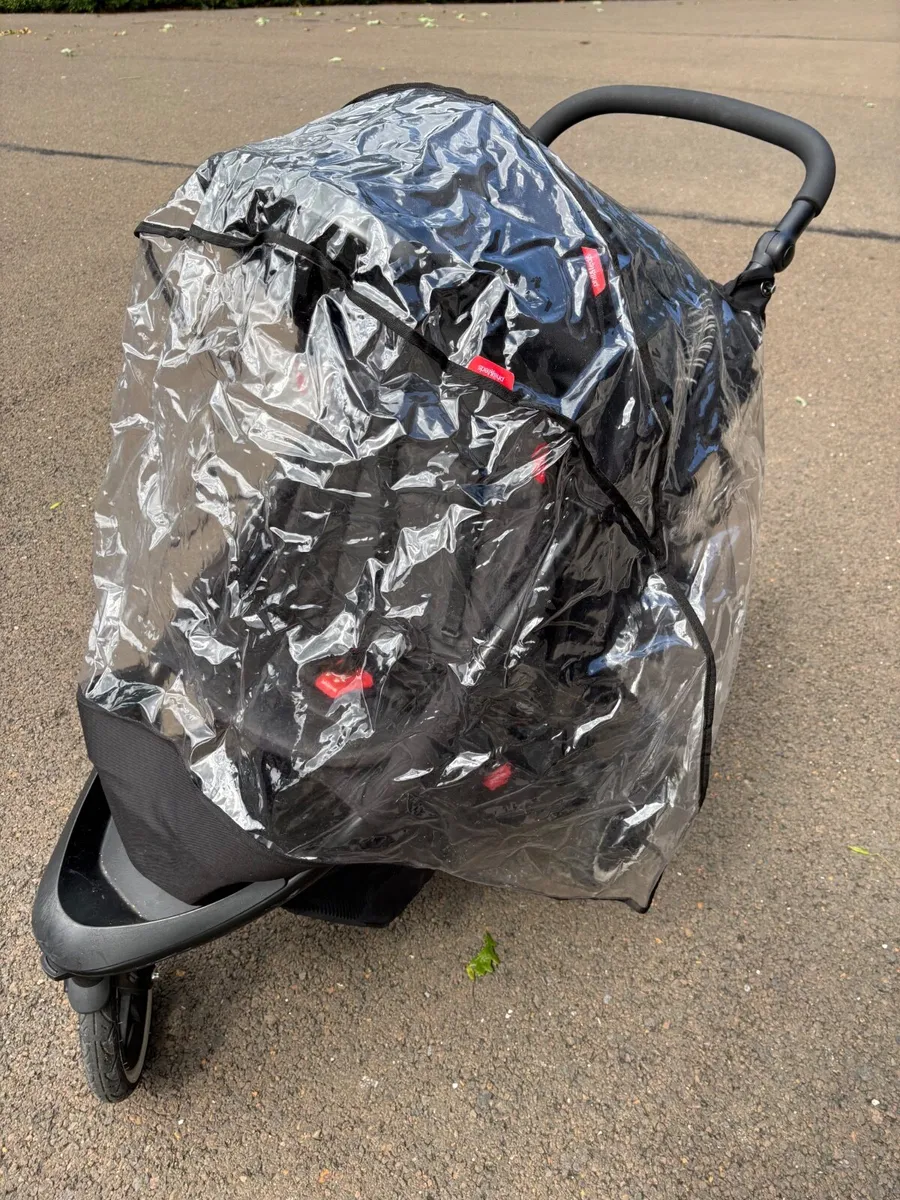 Phil and Ted - double pushchair and cot - Image 2