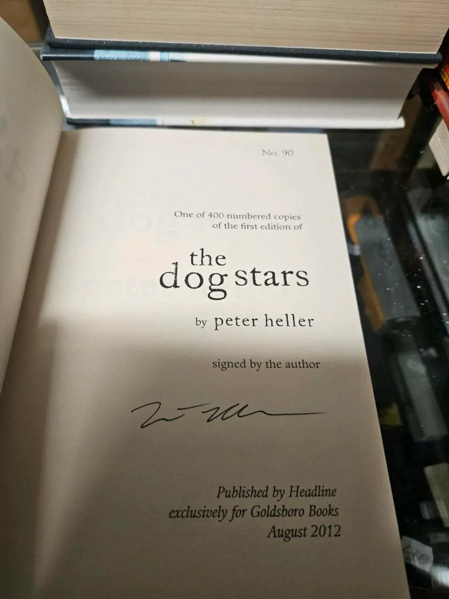 Book The Dog Stars Signed Peter Heller - Image 2