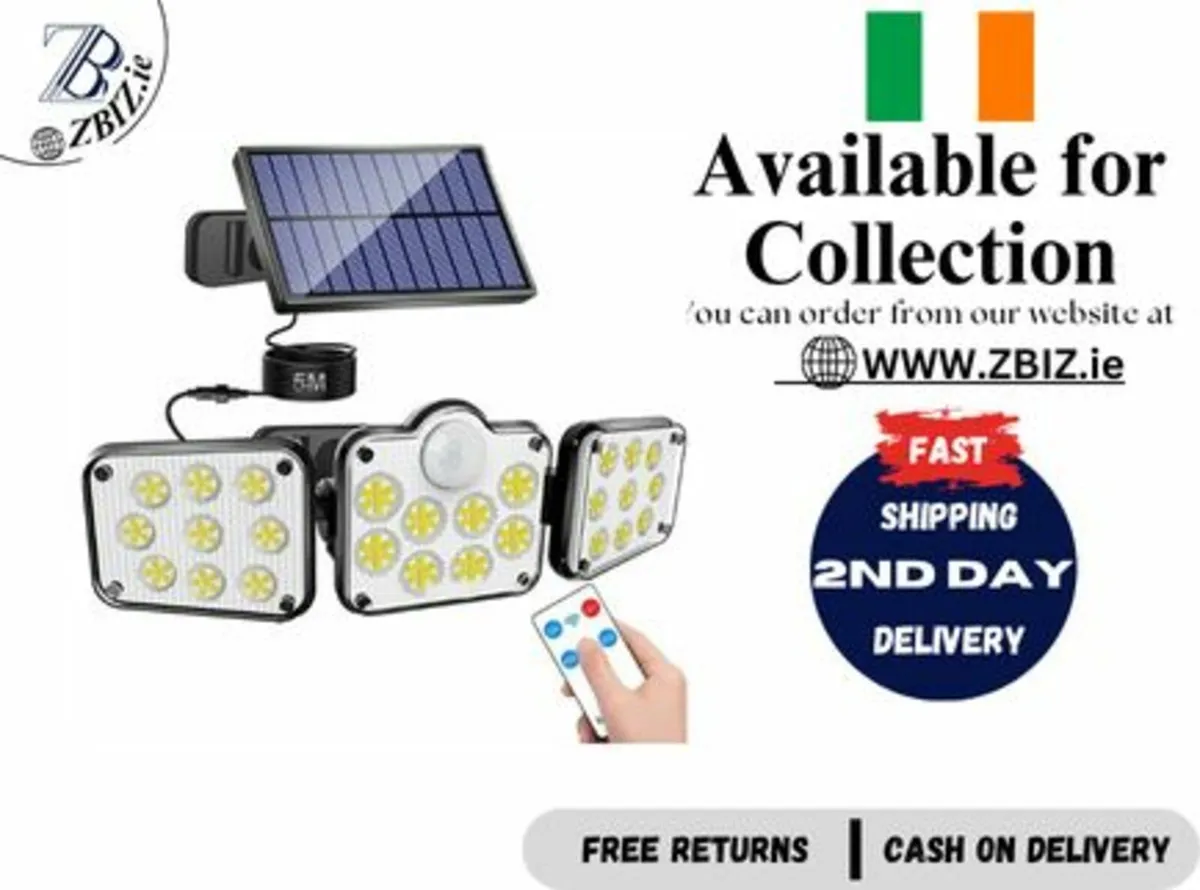 Solar Lights for Outdoor Use with Motion Sensor - Image 1