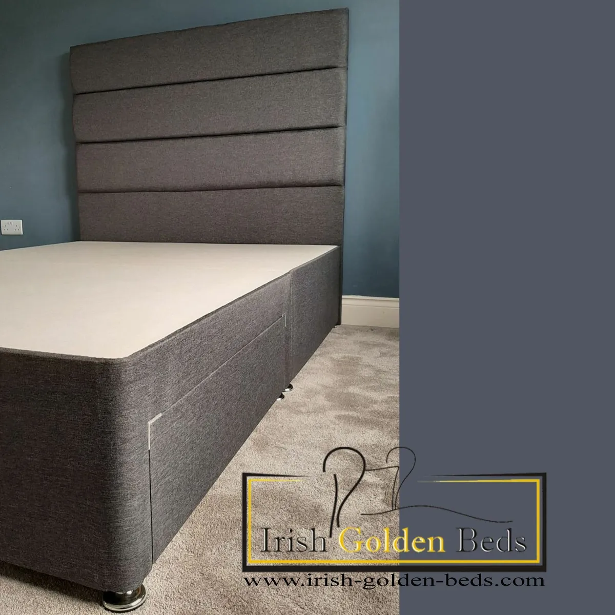bed frame and headboard, free delivery - Image 1