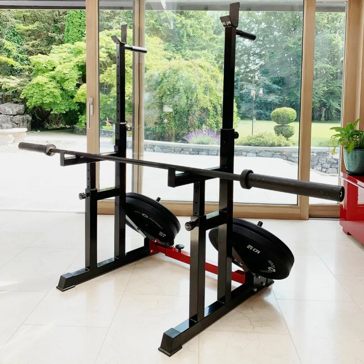 Adjustable Squat Rack Pro & Barbell stand - New !! - Image 2