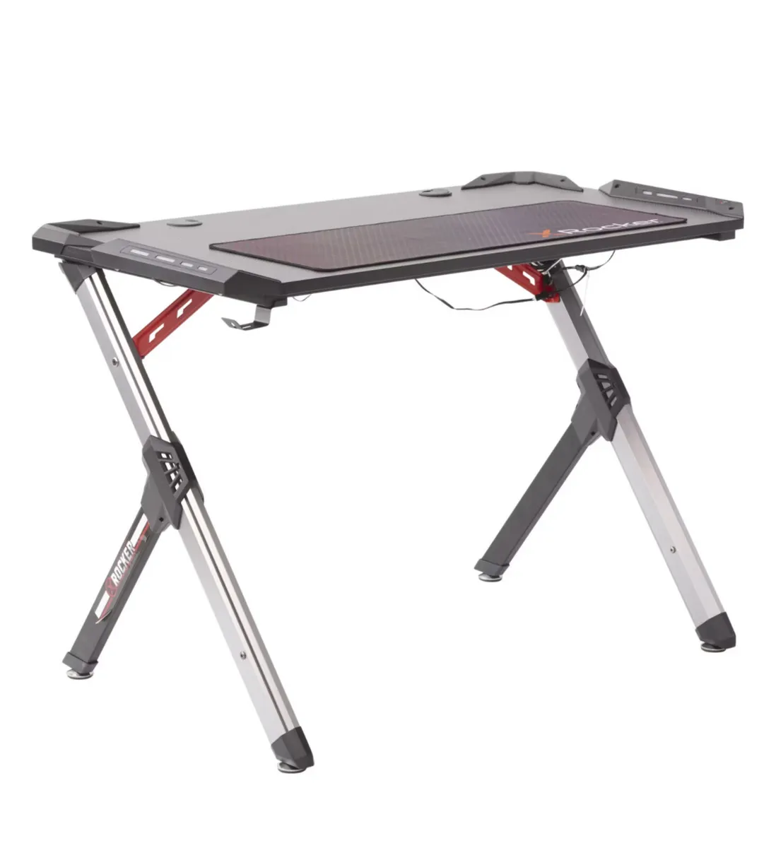 XRocker Gaming Desk with RGB - Image 1