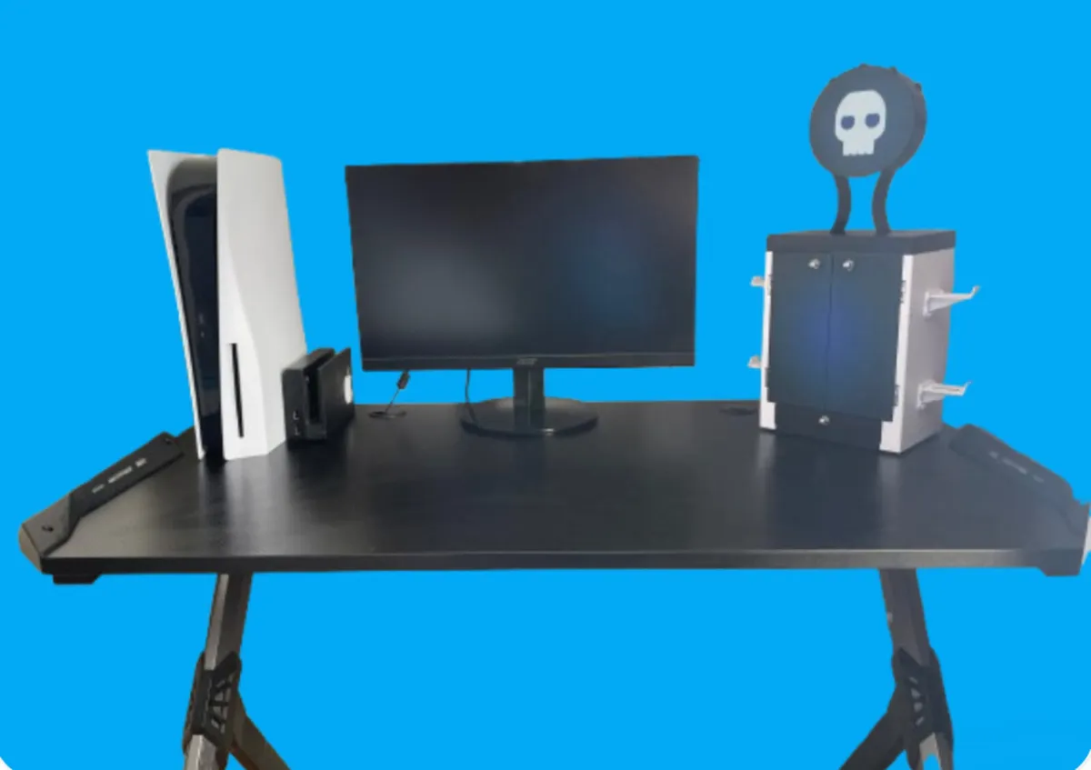 XRocker Gaming Desk with RGB - Image 4
