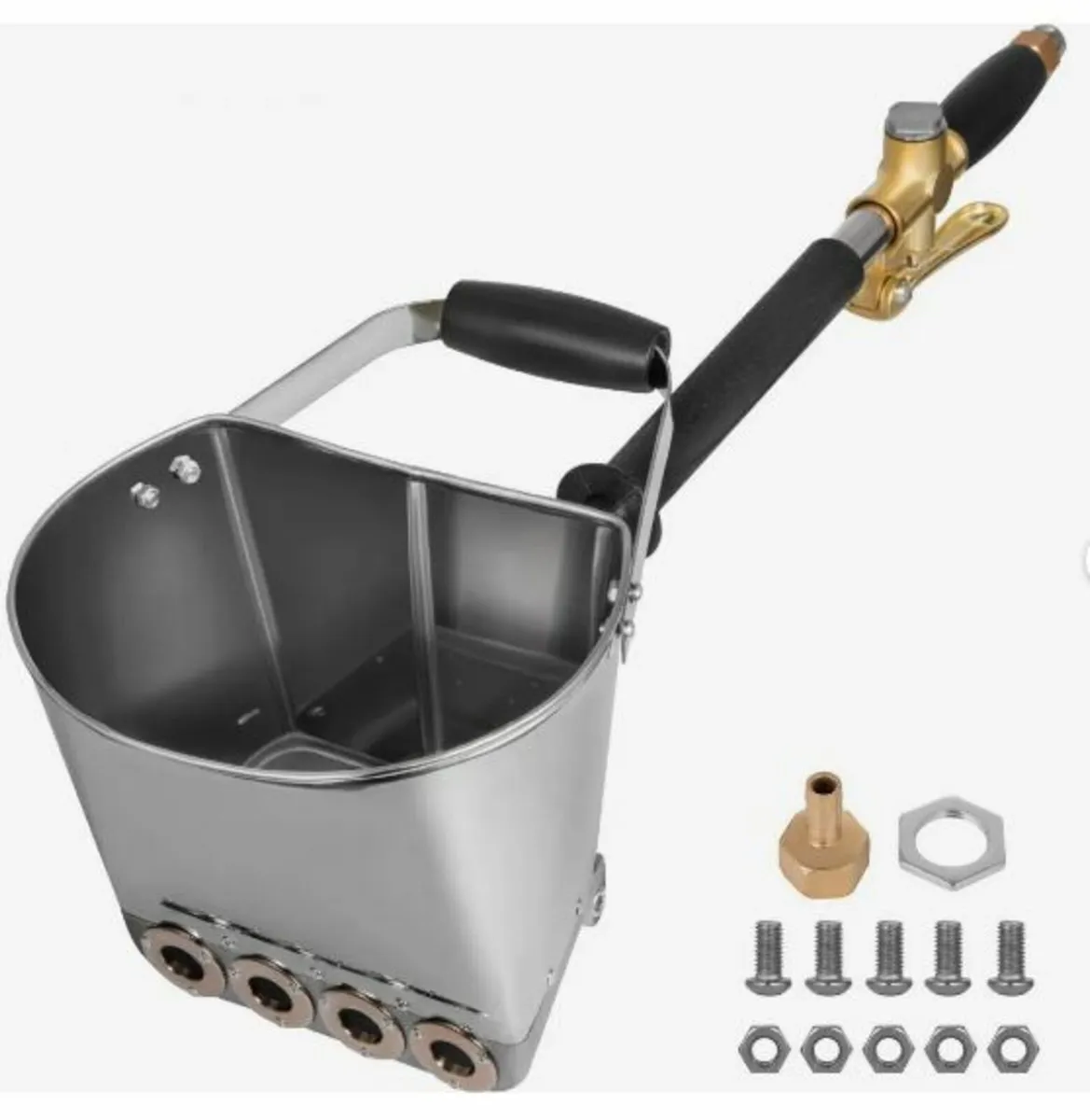 4 Jet Cement Mortar Spray Gun Stucco Sprayer - Image 1