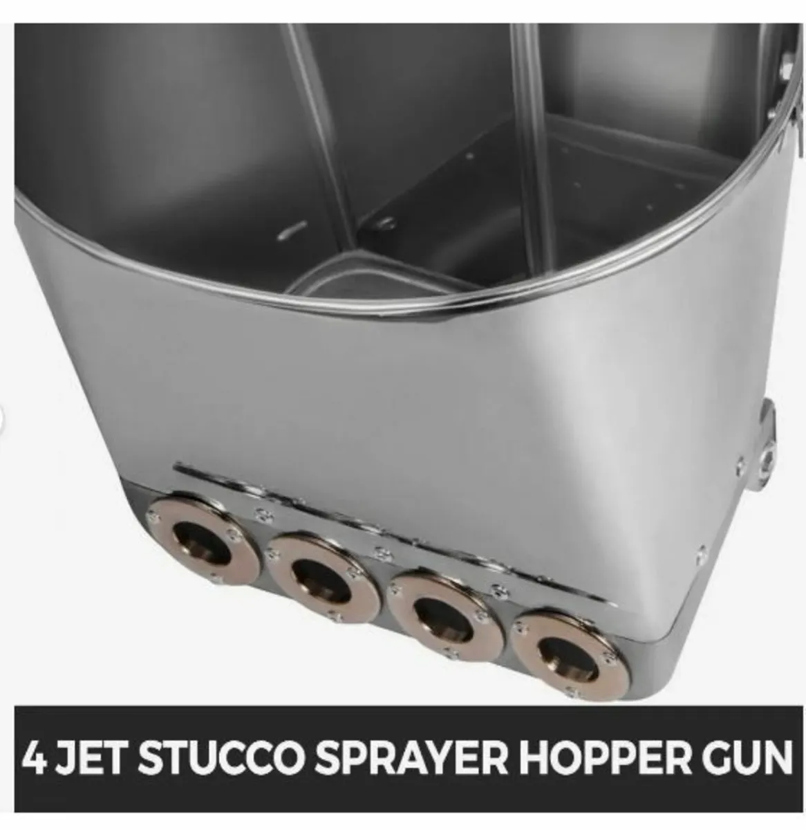 4 Jet Cement Mortar Spray Gun Stucco Sprayer - Image 4