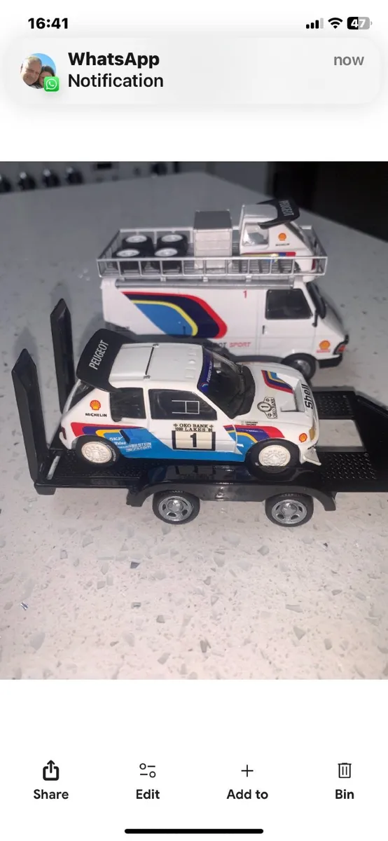 Peugeot rally set