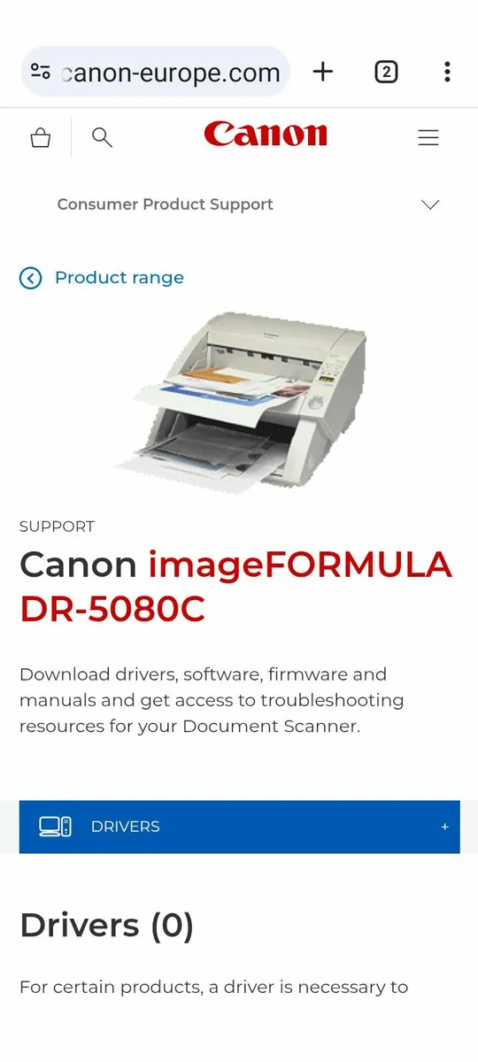 Canon DR-5080C high speed document scanner - Image 3