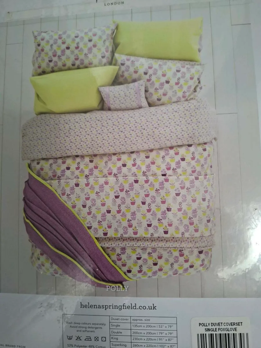 NWT Helena Springfield Single Duvet With Pillowcas - Image 2