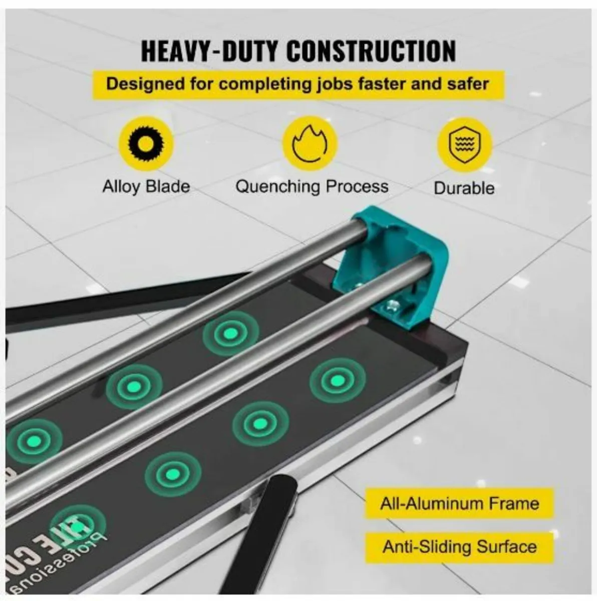 31 Inch/800mm Tile Cutter Double Rails & Brackets - Image 2