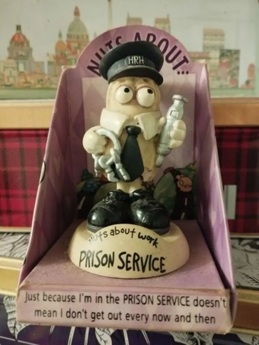 Nuts about Work, Prison Service, Bobblehead figure - Image 1