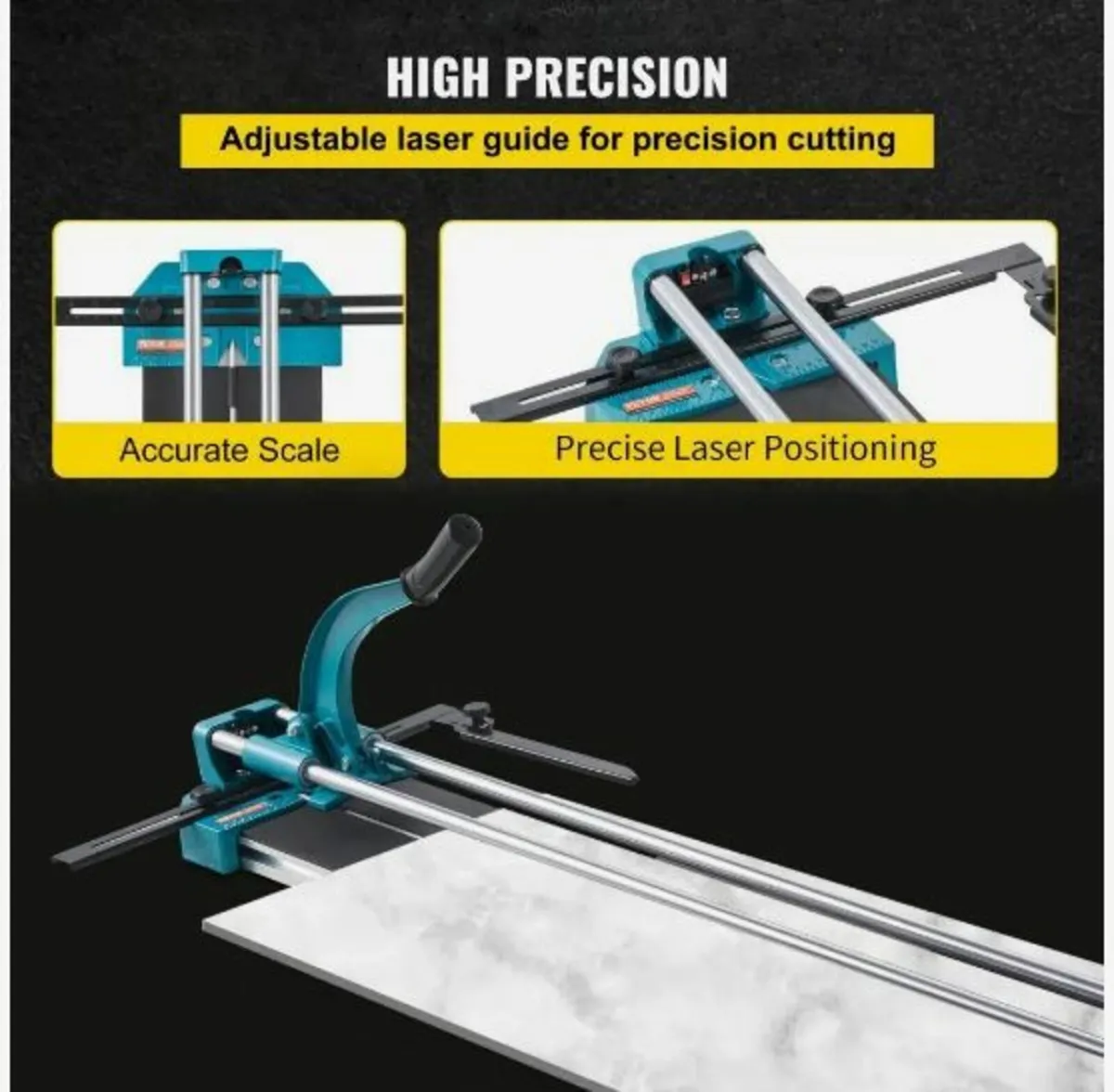 1200MM Tile Cutter, High Precision Manual - Image 2