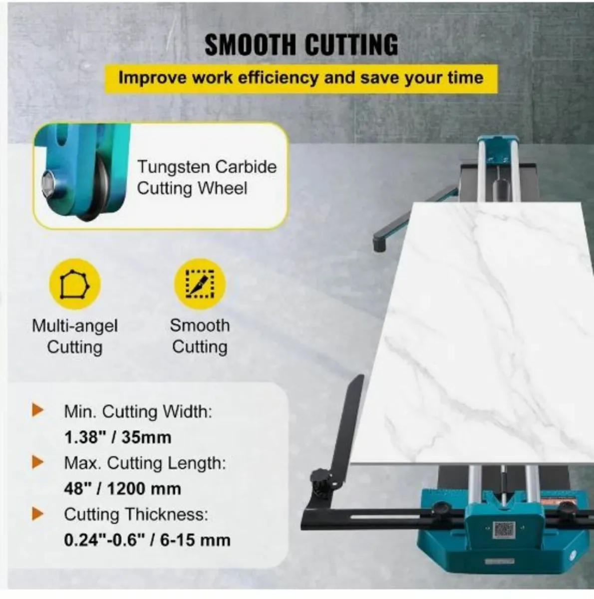1200MM Tile Cutter, High Precision Manual - Image 4