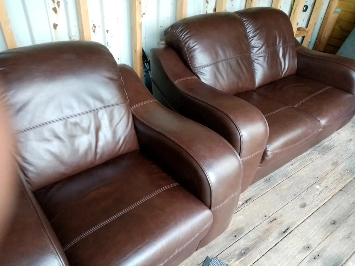 Sofa and armchair