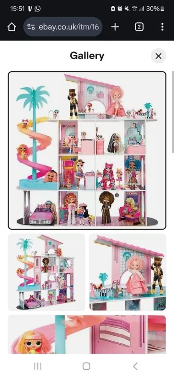 Lol Dolls House, Motorhome, Car,  5 Dolls and babies - Image 1