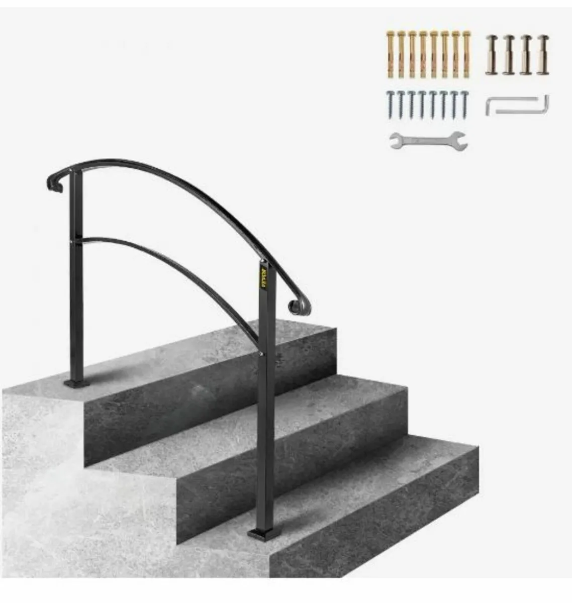 3FT Adjustable Wrought Iron Handrail - Image 1