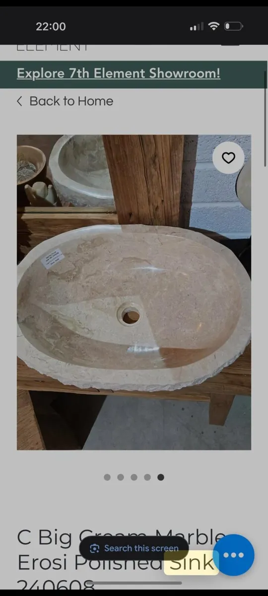 Marble polished sink - Image 2