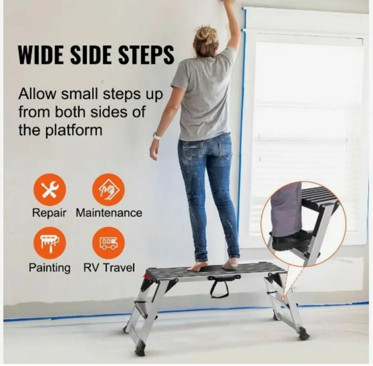Folding Work Platform, 299.4 kg Load Capacity - Image 4