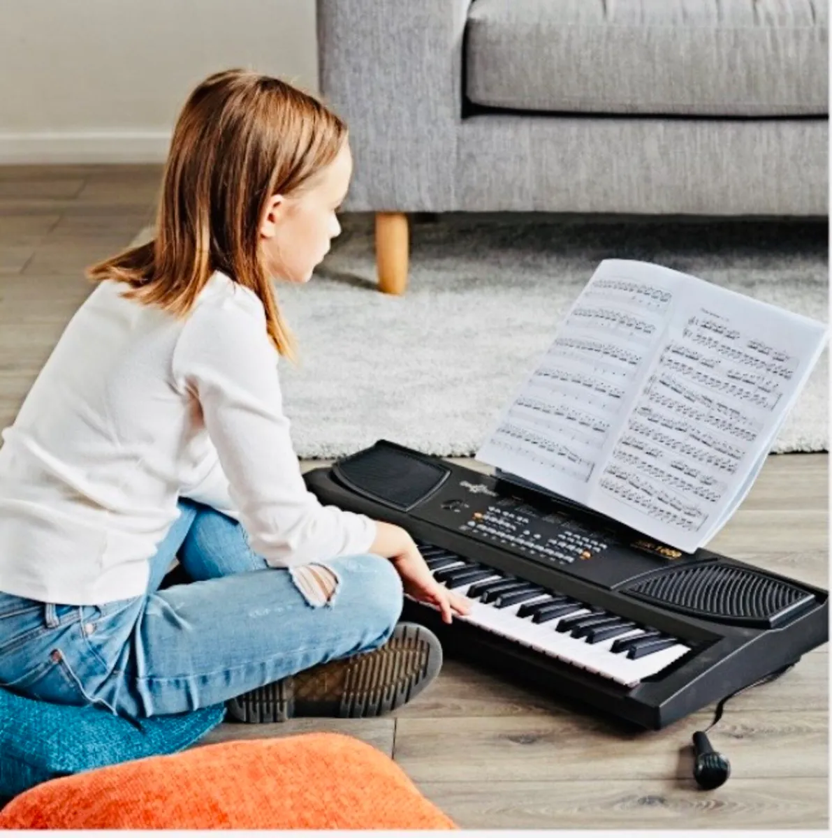 Keyboard Piano with stand.  kids starter - Image 1