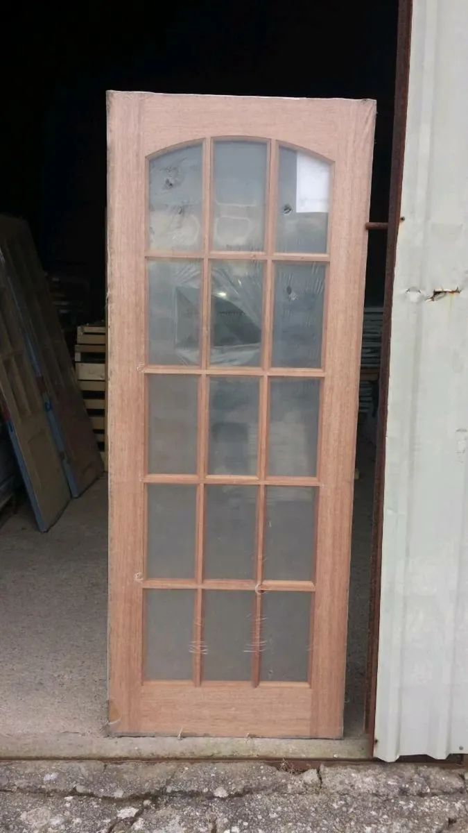 Solid Pine and Mahogany Georgian Doors - Image 2