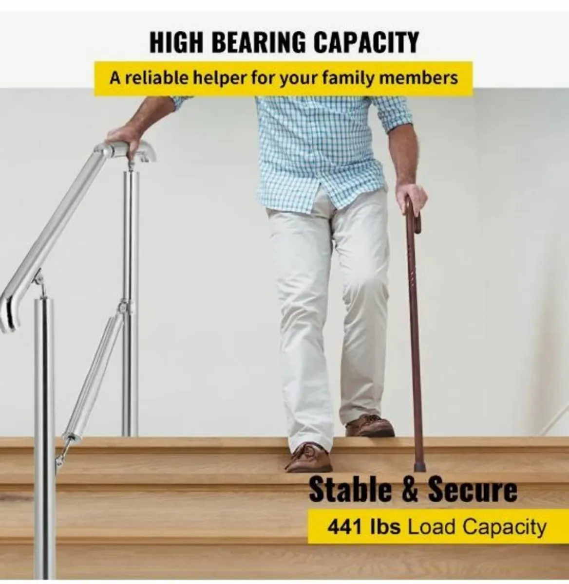 5 Step Railing Stainless Steel - Image 2
