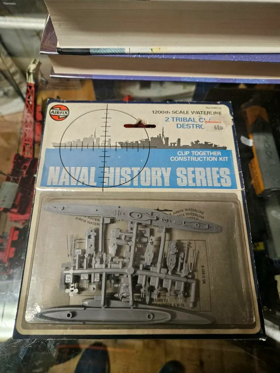 Vintage Airfix WW2 Tribal Class Destroyers - Image 1