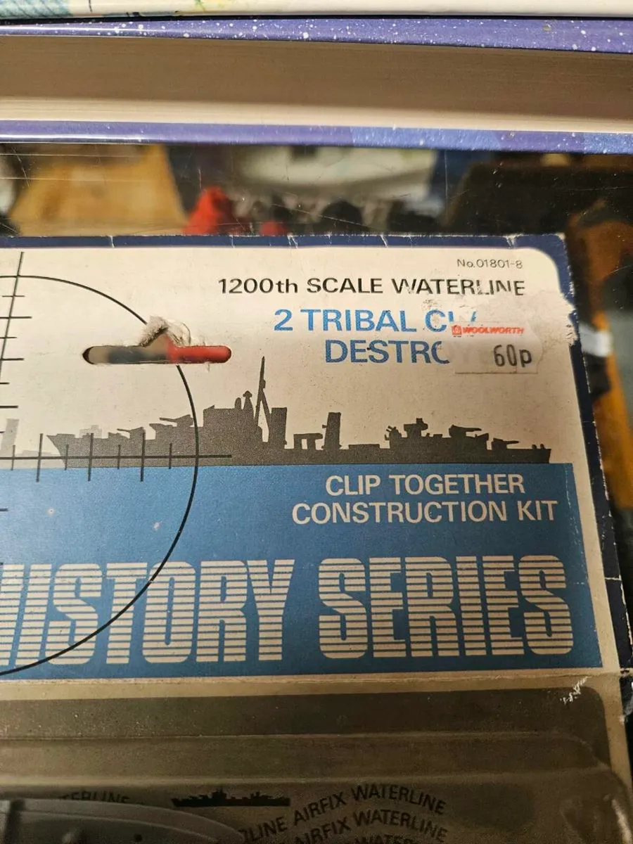Vintage Airfix WW2 Tribal Class Destroyers - Image 2