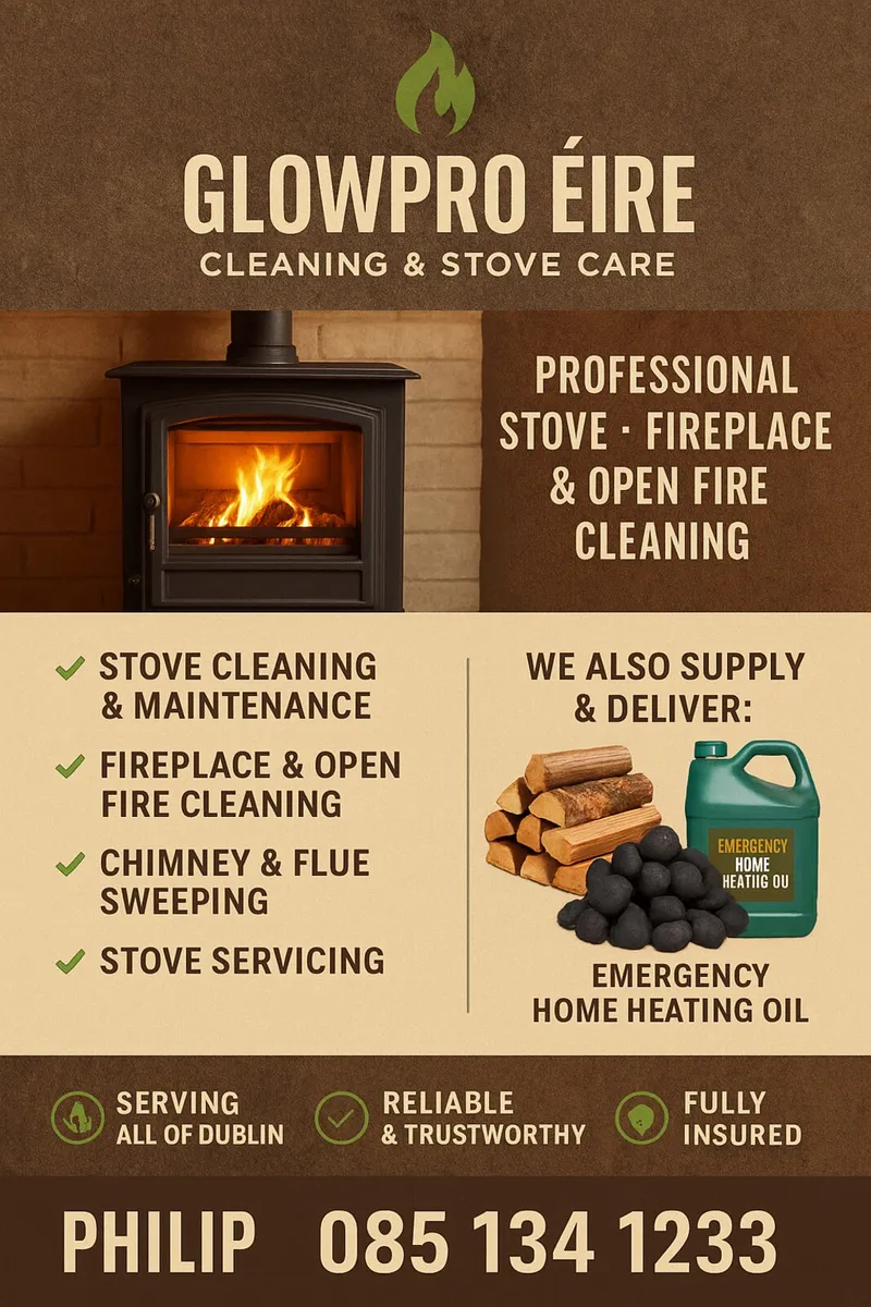 Stove and fireplace cleaning and fuel supplies