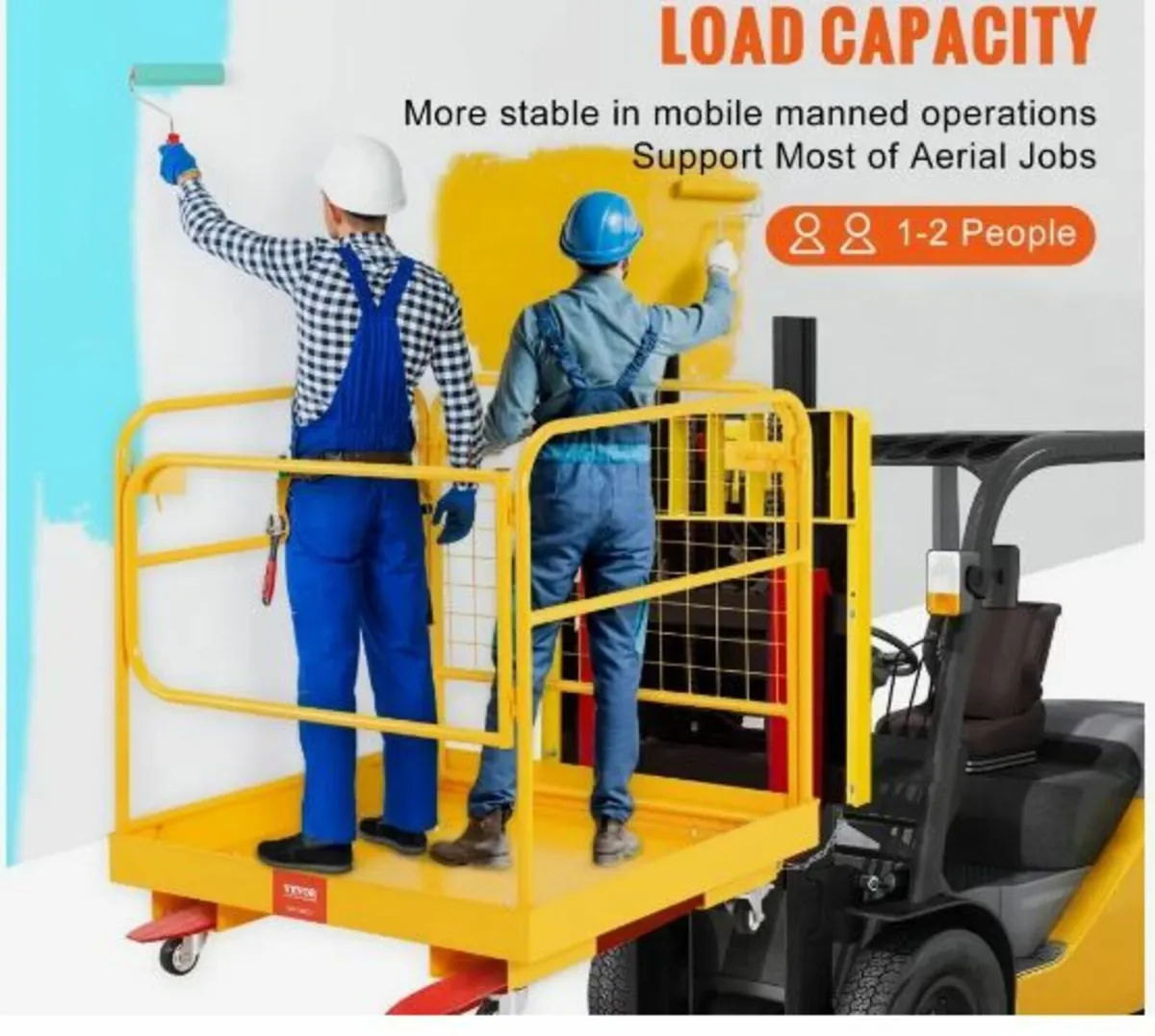 Forklift Safety Cage, 544.3 kg Load Capacity - Image 2