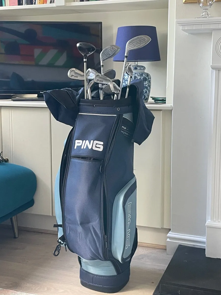 Ladies Golf clubs (right handed). & cart bag - Image 1