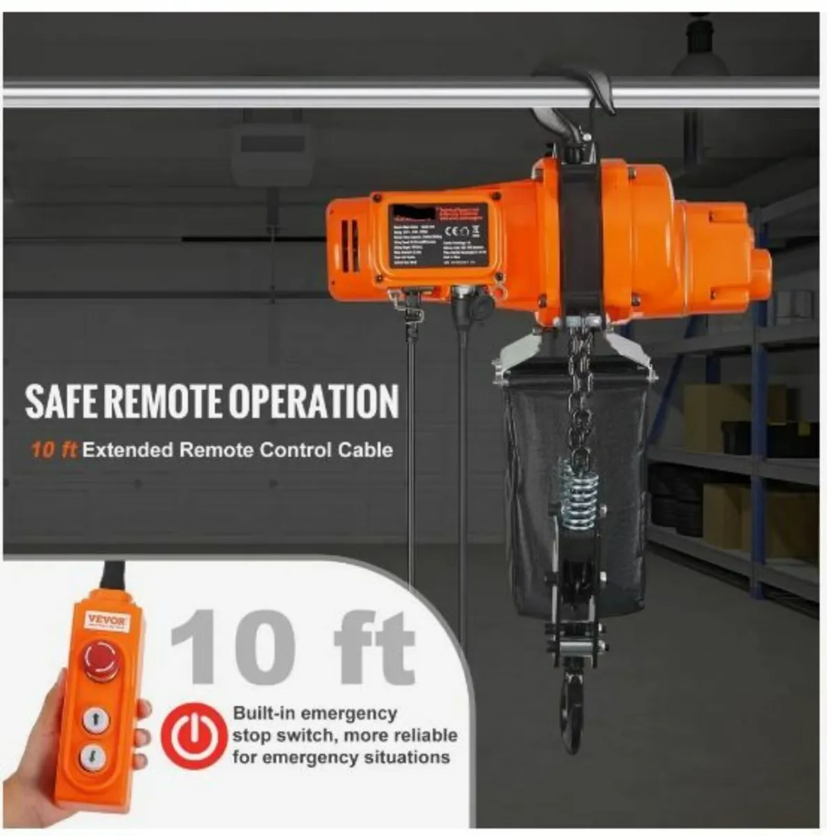 Electric Chain Hoist Single Phase Crane Hoist 997 - Image 2