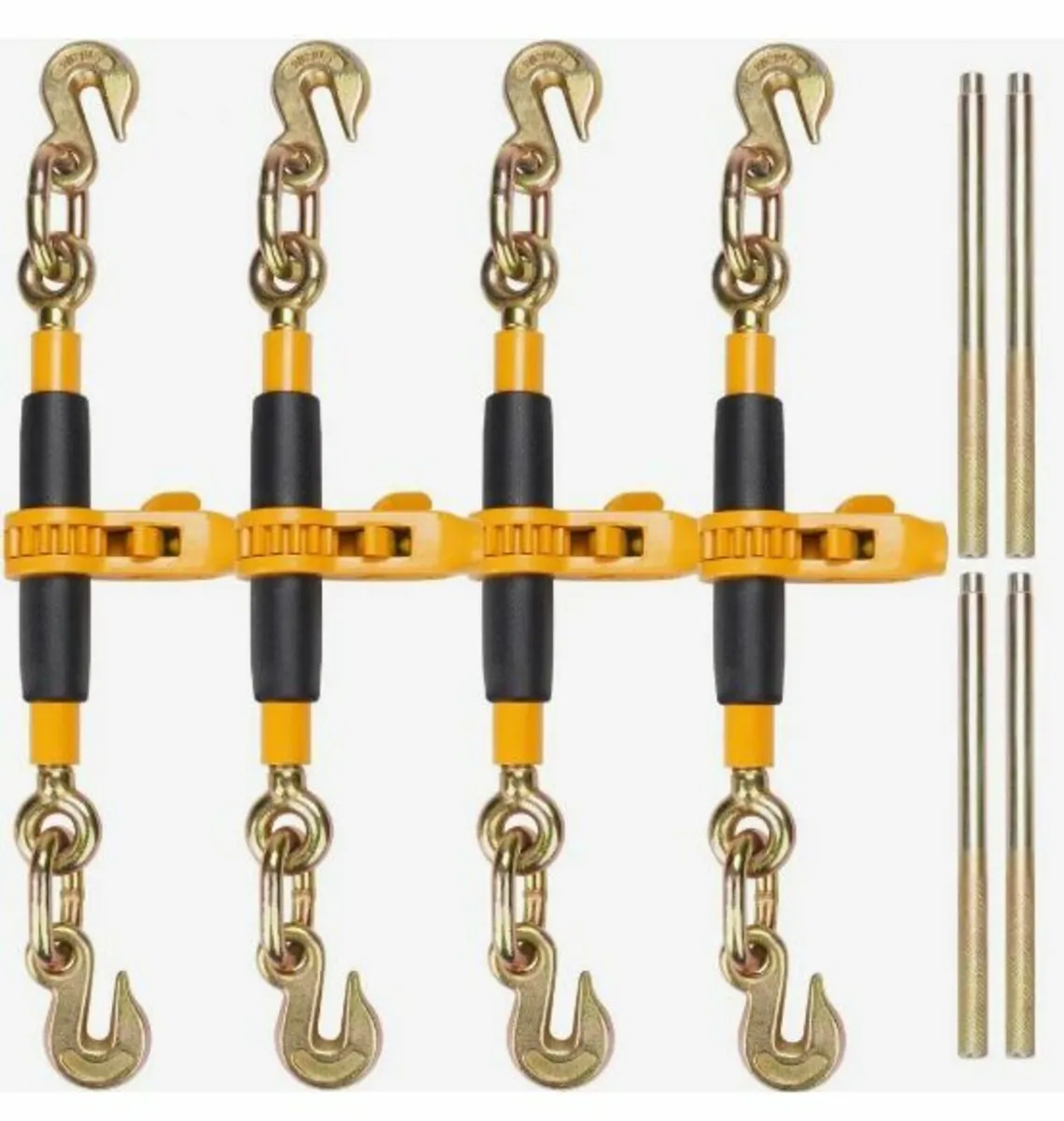 Ratchet Chain Binder, 3/8"-1/2" Heavy Duty Load - Image 1