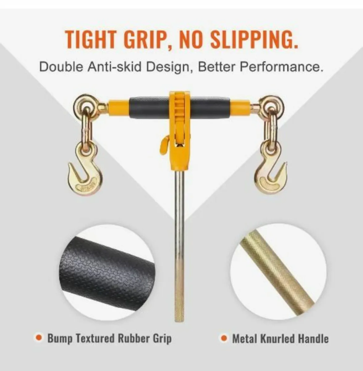 Ratchet Chain Binder, 3/8"-1/2" Heavy Duty Load - Image 4