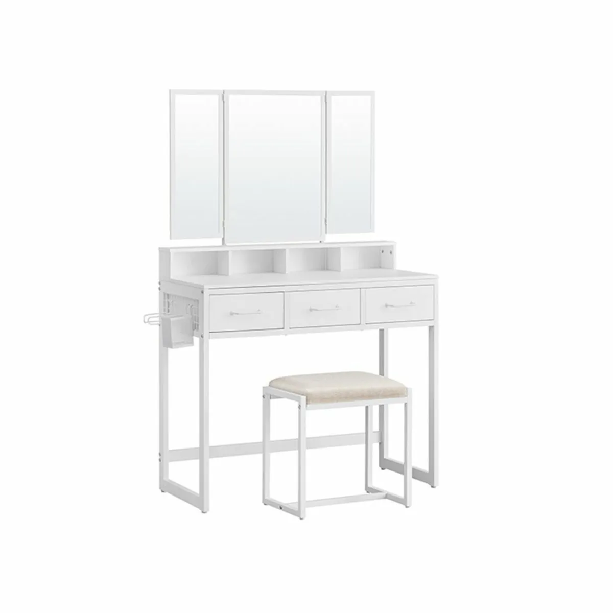Dressing Table with Padded Stool, - Image 2