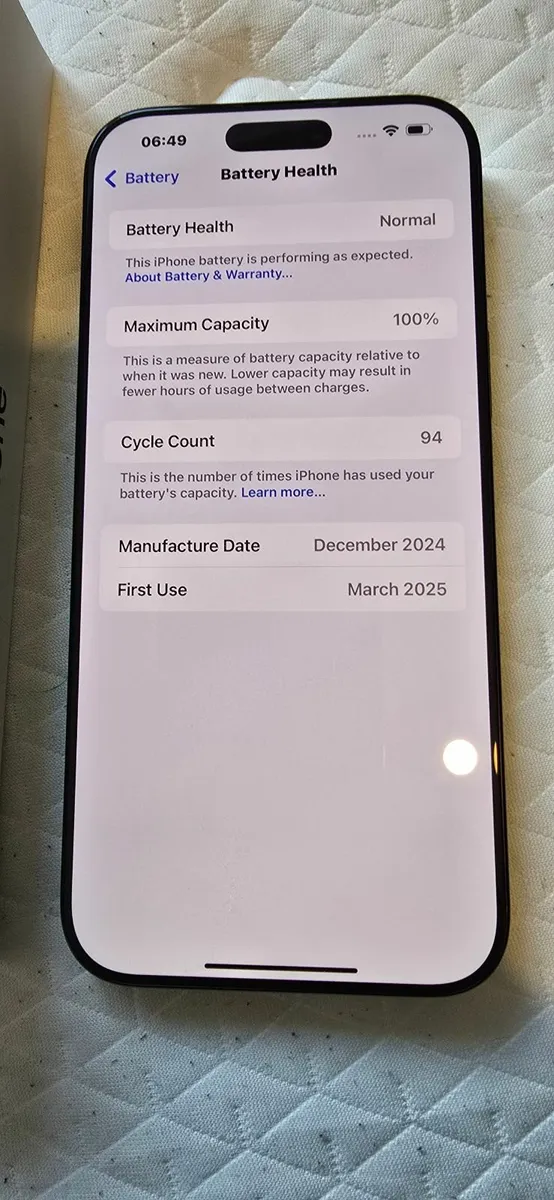 Iphone 16 Pro Max - 256 GB- Full Box - Image 3