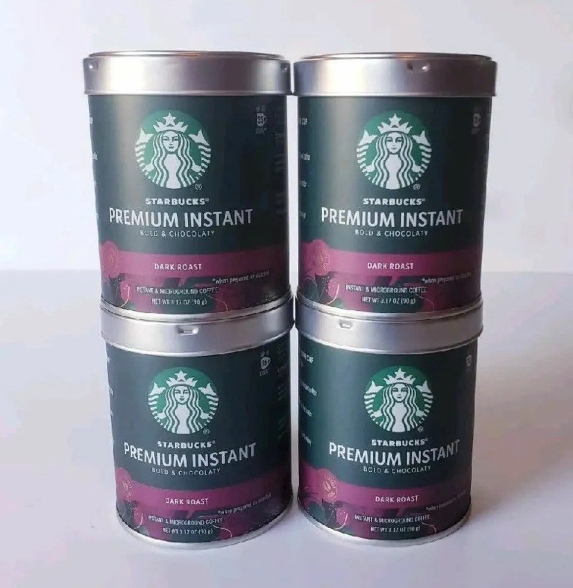 4 Tins- Starbucks Dark Roast
