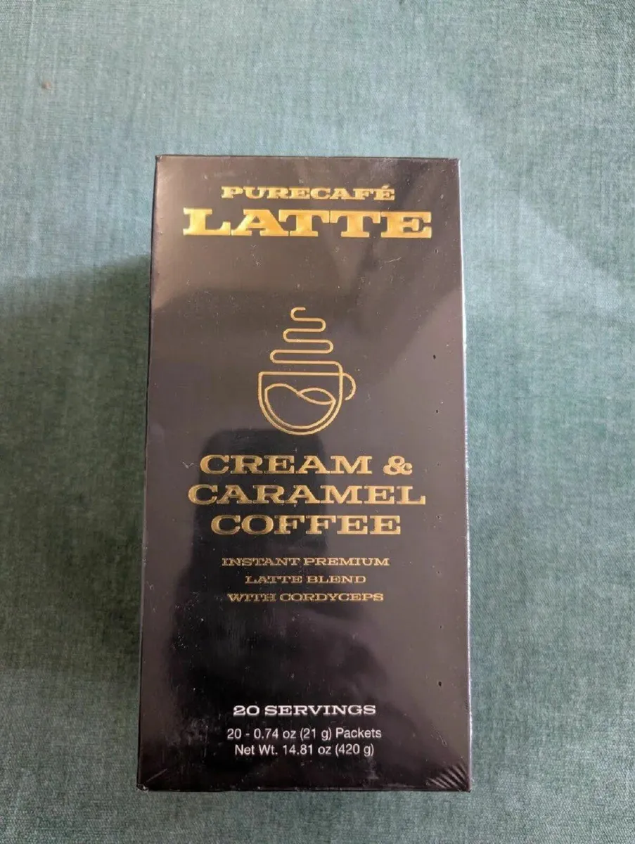 Purecafe Latte cream and caramel coffee