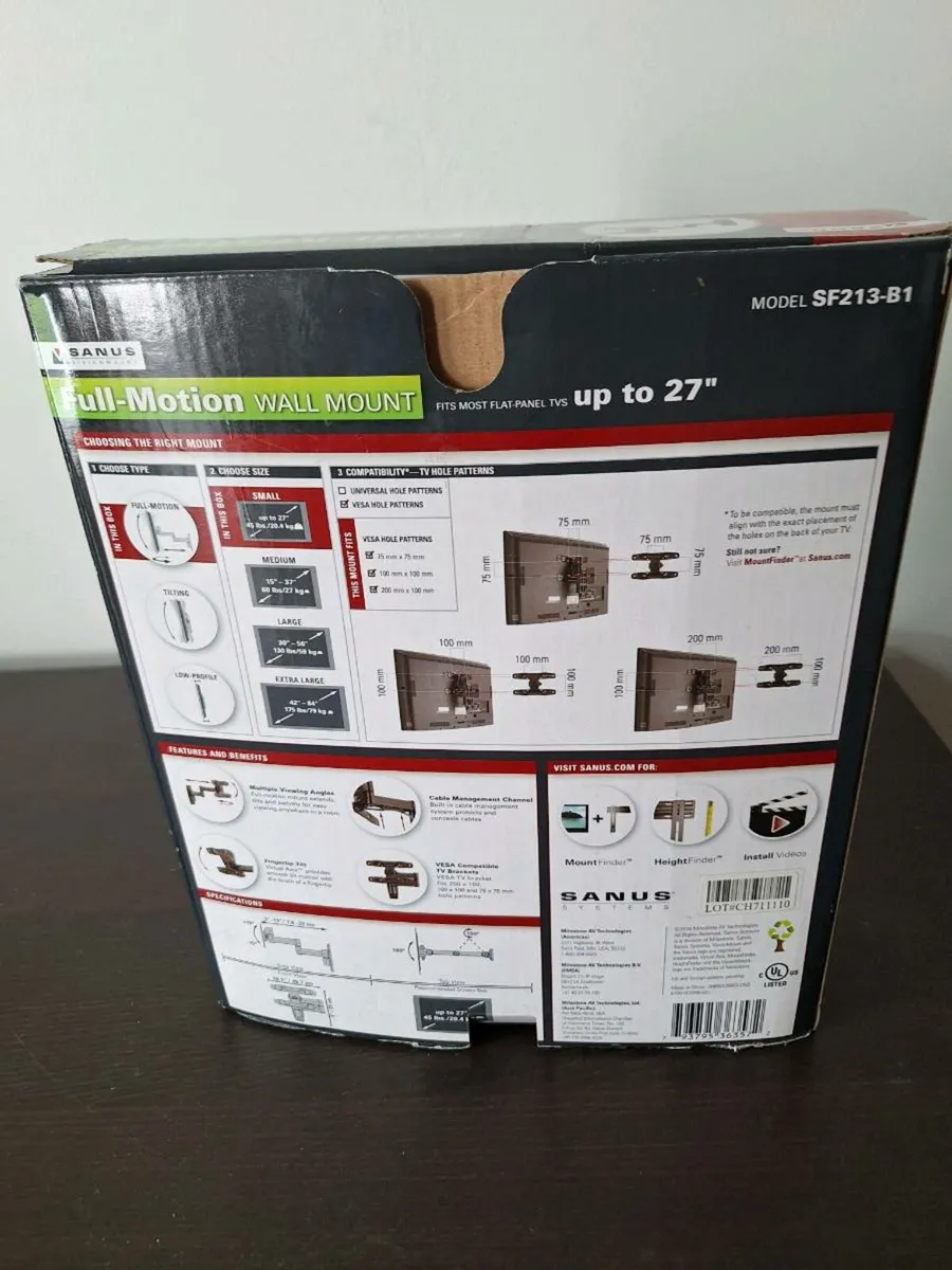 Full-motion TV wall mount - Image 2